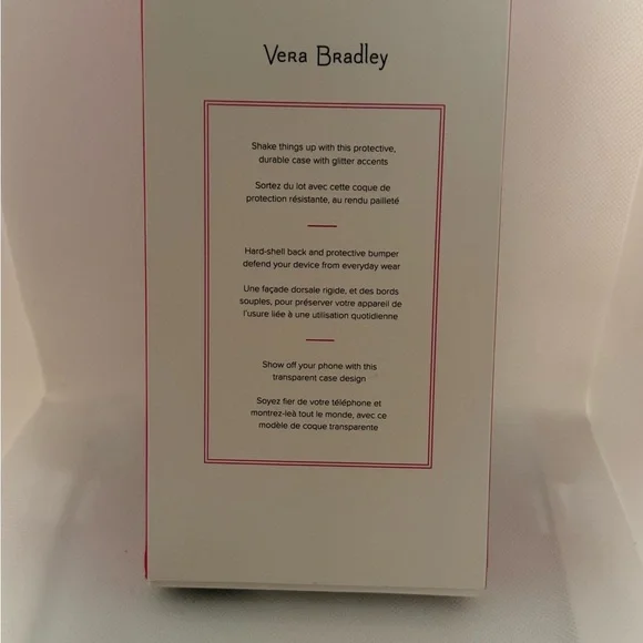 Vera Bradley Glitter Flurry Case – Anchor & Coral Design for iPhone 7/8 – NWT - Picture 3 of 6